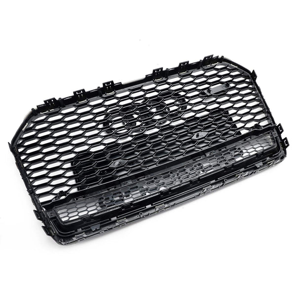 2016-2018 Audi A6 C7 C7PA Facelift Black RS6 Style Honeycomb Mesh Front Grill Grille Generic