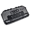 2016-2018 Audi S6 C7 C7PA Facelift Black RS6 Style Honeycomb Mesh Front Grill Grille