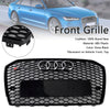 2016-2018 Audi A6 S6 C7 RS6 estilo Front Honeycomb Mesh Grille Grill Black Generic