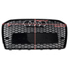 2016-2018 Audi A6 S6 C7 RS6 estilo Front Honeycomb Mesh Grille Grill Black Generic