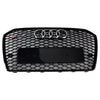 2016-2018 Audi A6 S6 C7 RS6 estilo Front Honeycomb Mesh Grille Grill Black Generic
