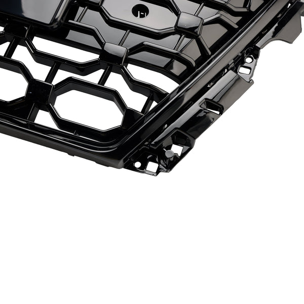 2020-2024 Audi A3 S3 RS3 Style Honeycomb Front Grille Grill Gloss Black
