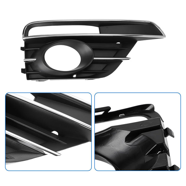 2016-2019 VW Beetle Pair Front Bumper Fog Light Grill Cover Bezel 5C5854661K 5C5854662J Generic