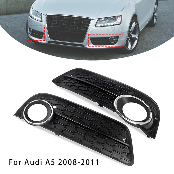 2008–2011 Audi A5 Ein Paar Auto-Nebelscheinwerfergitter 8T0807681 8T0807682 Generisch