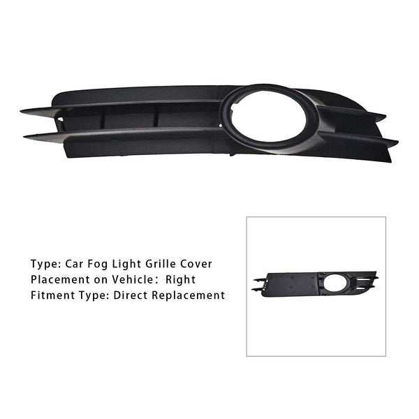 2005-2008 Audi A6 C6 Fog Light Grill Pair L+R 4F0807681A 4F0807682A Generic