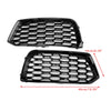 2018-2022 Audi Q5 2st främre stötfångarskydd Grill Grill Bezel Insert Mesh 80A807679D Generic