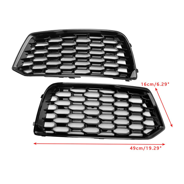 2018-2022 Audi Q5 2 stuks voorbumperafdekking grill grille bezel insert mesh 80A807679D generiek