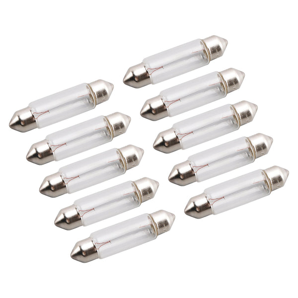 OSRAM 10PCS LETIBULNÍ ŽÁVA LAMPU C5W SV8.5 43MM 12V 5W 6413 Generic