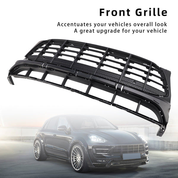 2015-2018 Porsche Macan Black Front Bumper Grill Grille 95B807683H1E0 Generisk