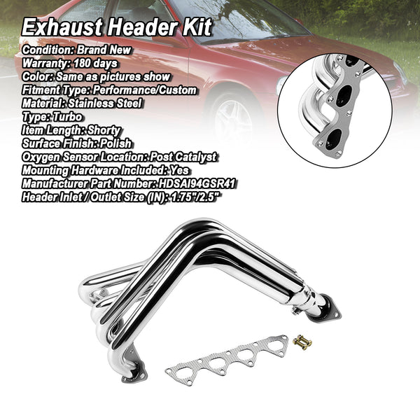 1994-2001 Acura Integra 1.6L 1.8L Stainless Steel Shorty Racing Exhaust Header Generic