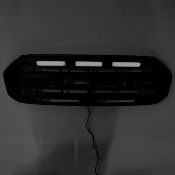 2019-2023 Ford Ranger med LED-lys ingen frontkameraer svart raptor stil fremre støtfanger grillgitter generisk