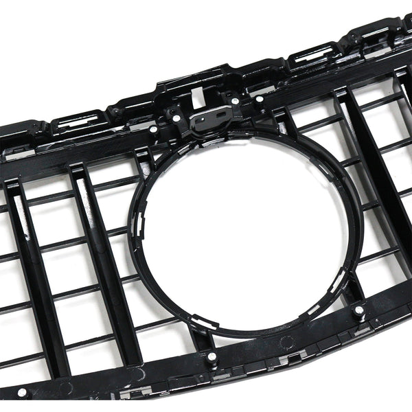 2015-2021 Mercedes-Benz C-Klasse W205 C200 C250 C300 C350 Forkromet forkofangergrill med LED Generisk