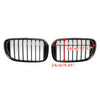 2015.7-2019.1 BMW 7-serie G11 Sedan 5-dörrars Pre-Facelift Gloss Black Front Njure Grill Generic