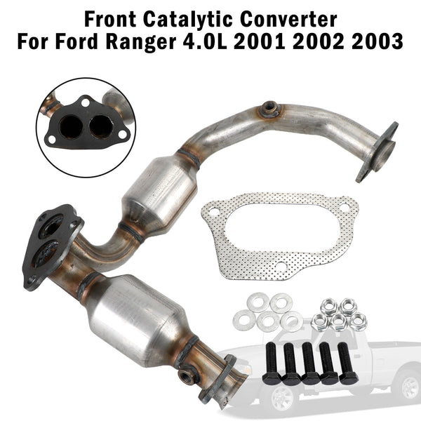 2001 2002 2003 conversor catalítico dianteiro da guarda florestal 4.0L Ford genérico