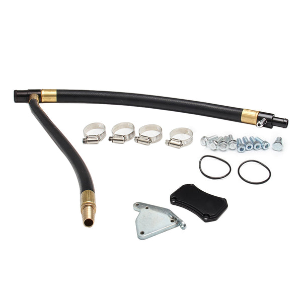 2011-2015 GMC Chevy 6.6L Duramax Diesel EGR Delete & Cooler Race Kit com tubo ascendente genérico