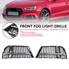 2017-2019 Audi A3 S-Line 8V Copertura fendinebbia anteriore Lunetta Griglia Griglia 8V3807681AE 8V3807682Q Generico