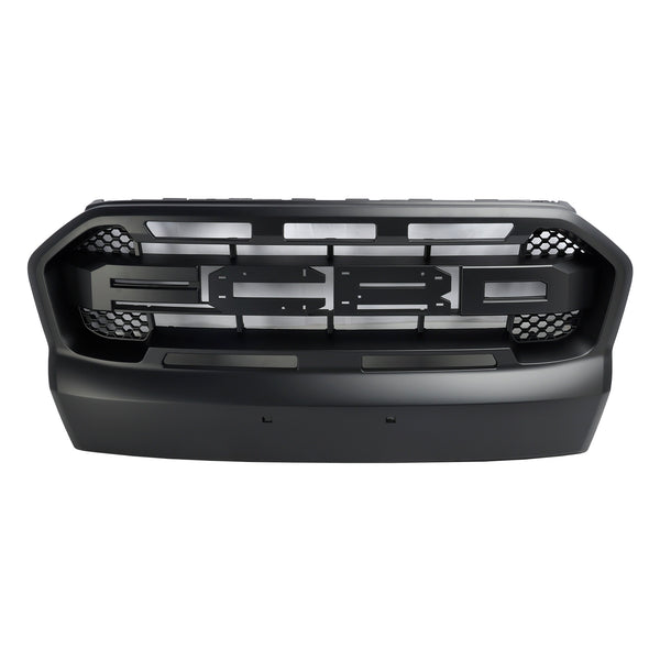 Raptor Style Front Bumper Grill Grille Fit Ford Ranger 2015-2019 T7 W/LED