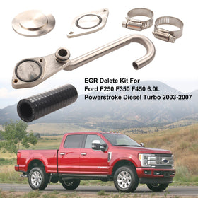 2004-2010 Ford E250 E350 E450 Super Duty 6,0 L Powercourse Diesel Turbo EGR Kit de suppression générique