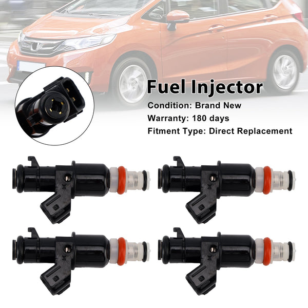4PCS Fuel Injector 16450-RB0-003 Fit Honda Jazz MK3 Petrol 16450RB0003