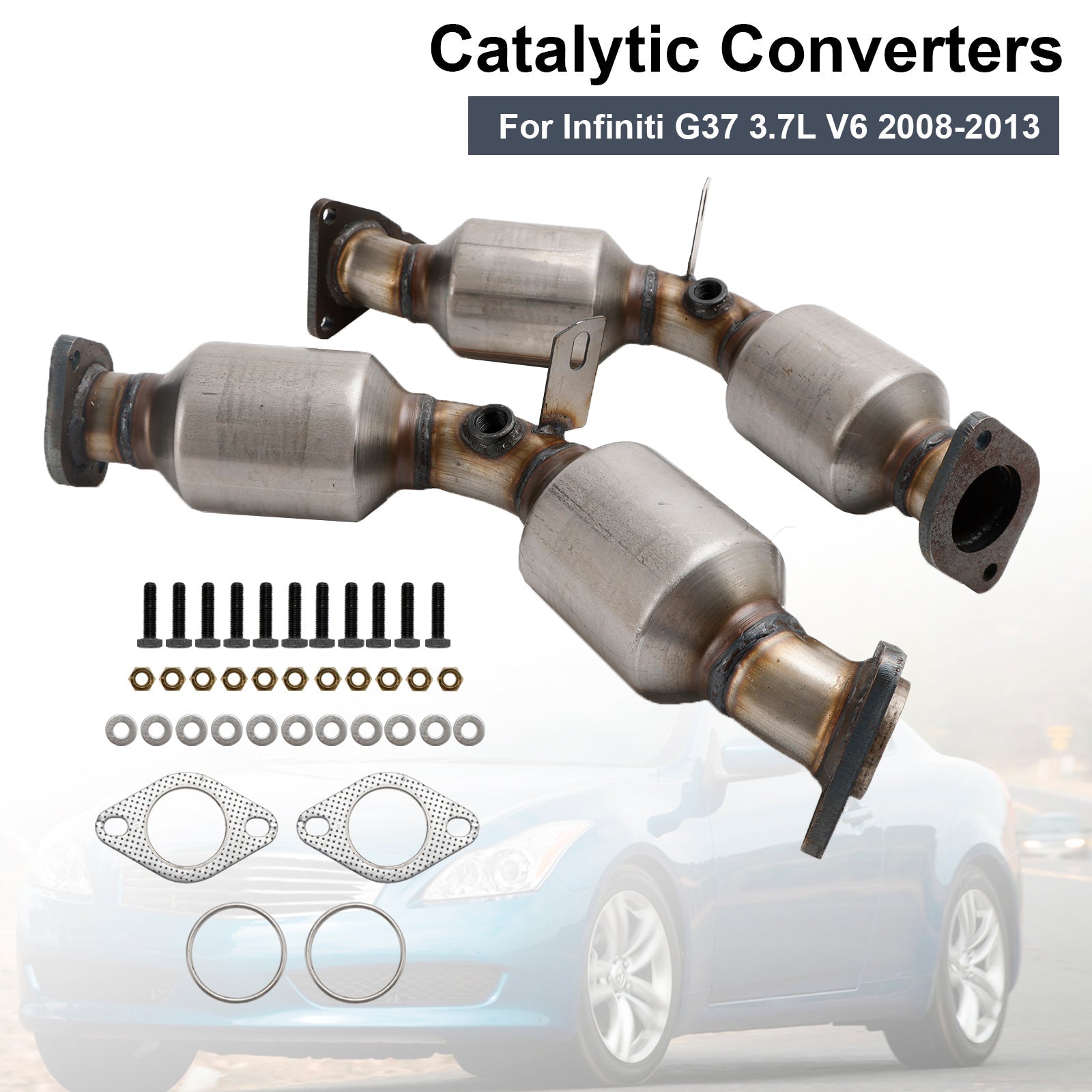 2003-2008 Infiniti FX35 3.5L katalysatorer for begge sider 12H5484