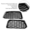 2018-2022 Audi Q5 2st främre stötfångarskydd Grill Grill Bezel Insert Mesh 80A807679D Generic