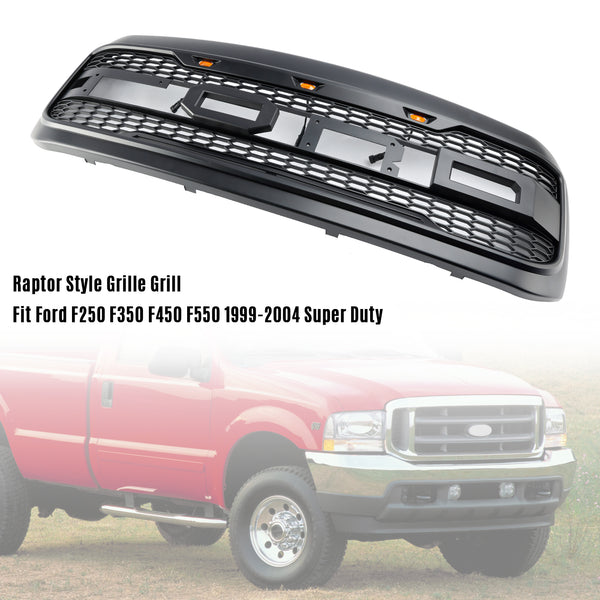 Raptor Style Grill Grille Fit Ford F250 F350 F450 F550 1999-2004 Super Duty