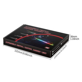 Central Control Ambient Interior Colorful LED Flowing Decorative Light 110cm