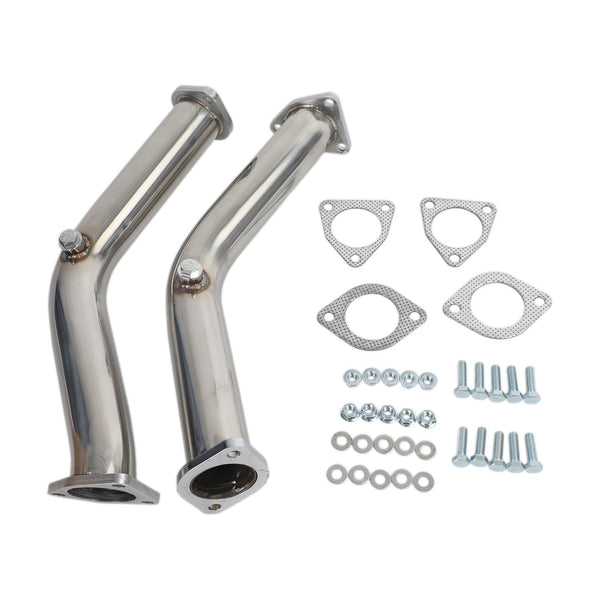 2003-2006 Nissan 350Z Infiniti G35 FX35 2 Test Pipes Decat Non Reson Straight Exhaust Fedex Express Generic