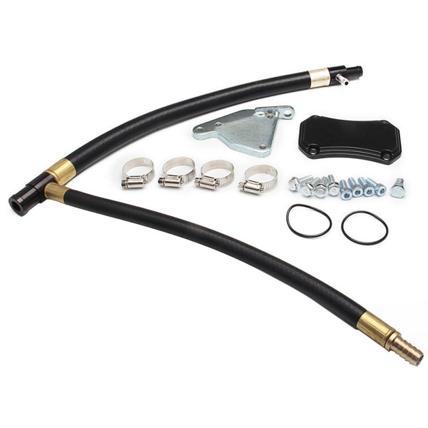 2011-2015 GMC Sierra 2500HD 3500HD 6.6L 6599CC Diesel Turbine Engine LML 4 Inch Exhaust Muffler Pipe & EGR Delete Kit