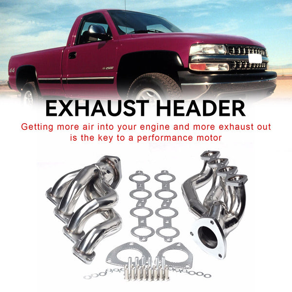 1999-2006 Chevy Silverado 1500 4.8L 5.3L Manifold Headers