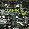 EGR バルブブロックプレート VW Seat Skoda 1.2L 1.6L TDi CR Golf Polo A1 A3 Touran 汎用