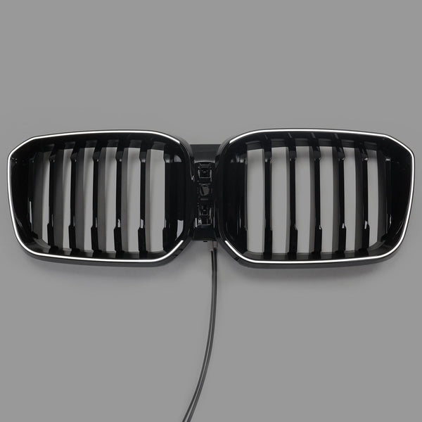 2022-2025 BMW X3 G01 X4 G02 blank svart frontstøtfanger nyregitter Generisk