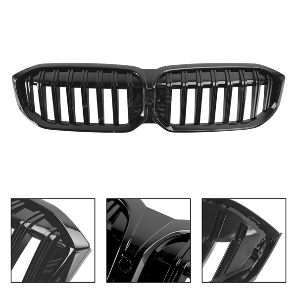 2023.7-2024 BMW 3 Series G20 G21 G28 320i 330i M340i Gloss Black Front Kidney Grille Grill Generic