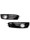 2009–2012 Audi A3 8P S-Line Front Lower Bumper Grille Fog Light Cover Generic