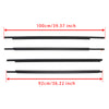 2004-2009 Toyota Prius 4PCS Door Glass Belt Outer Molding Weatherstrip