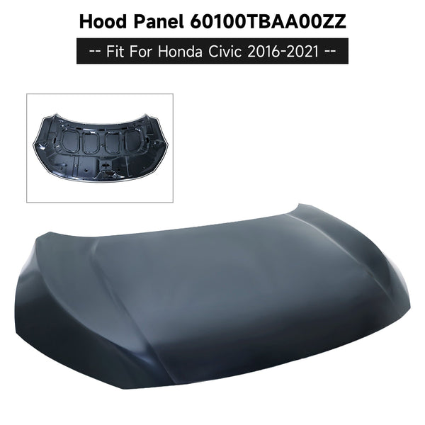 2017-2020 Civic Si Coupe Panel frontal con capó imprimado Coupe Sedan 60100TBAA00ZZ HO1230182 Genérico