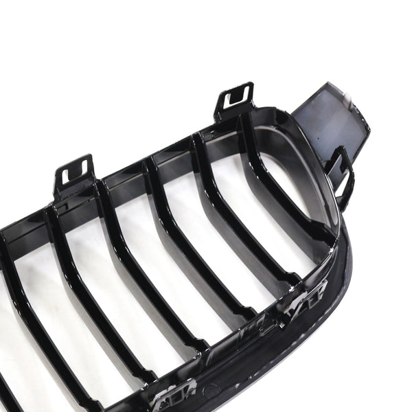 2012-2019 BMW 3 Série F30 F31 F35 GLOSS Černá přední ledvinová mřížka 51137263481 Generic