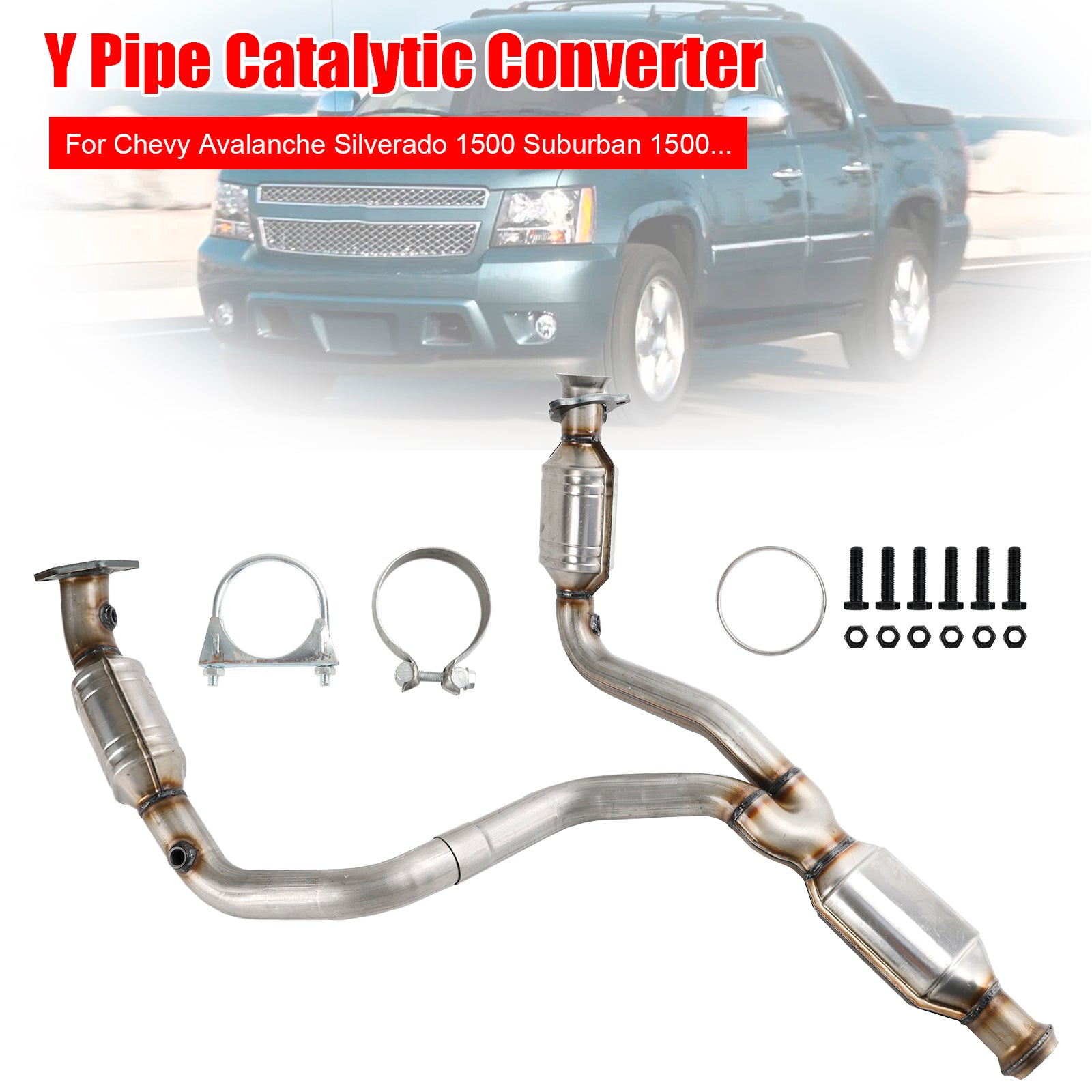2009-2013 Chevy Avalanche Silverado 1500 Suburban 1500 Katalysator