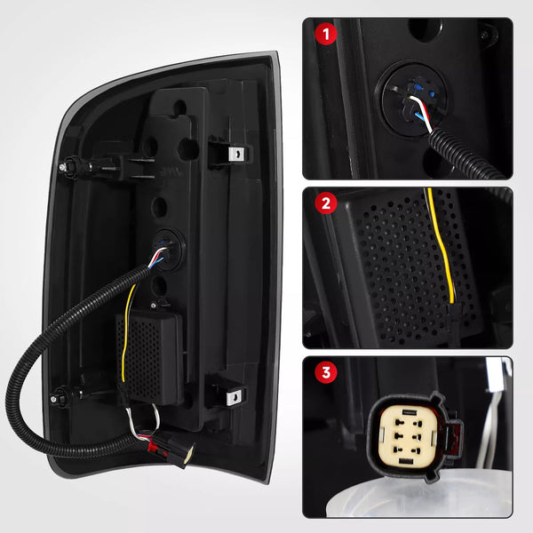 Left+Right LED Tail Light Assembly For Chevy Colorado GMC Canyon 2015-2022