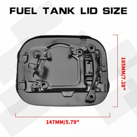 Fuel Door Gas Filler Lid Cover Cap 77350-42070 For Toyota RAV4 2006-2012