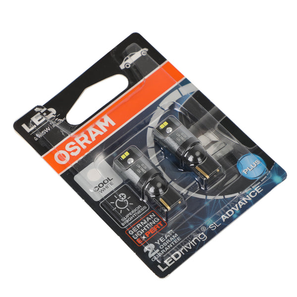 2 pièces OSRAM 2980CW ampoules auxiliaires de voiture LED W5W 12V1.5W W2.1x9.5d générique