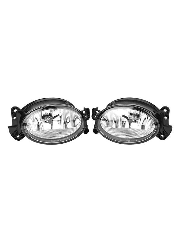 2006-2009 Mercedes CLK-Class Pair Front Fog Light Lamps With Bulbs A1698201556 A1698201656 Generic