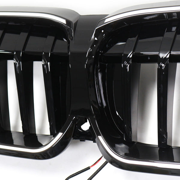 2019-2022 BMW 3-serie G20 Glossy Black Kidney Grille Grill 51138072085 Generisk