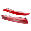 Left&Right Rear Bumper Reflector Tail Light Lamp Red Lens For Audi Q7 2007-2015