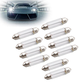 OSRAM 10PCS Car Light Tubular Lamp bulb C5W SV8.5 41MM 24V 5W 6424 Generic