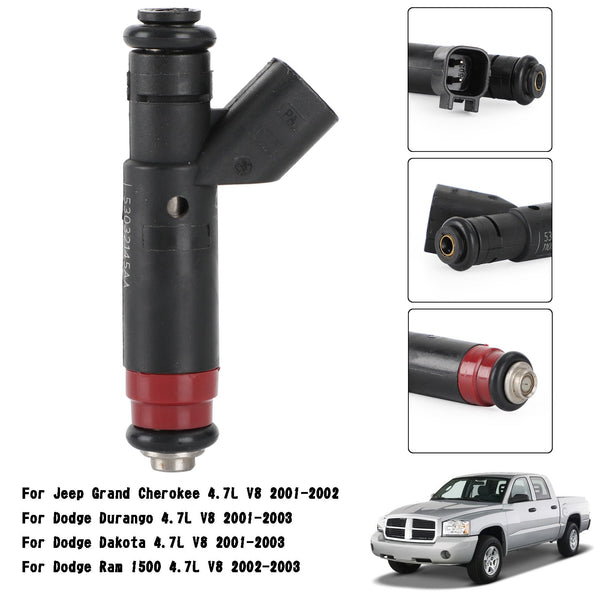 2001-2003 Dodge Durango/Dakota 4.7L V8 1 pièces injecteurs de carburant 53032145AA 812-12144 générique