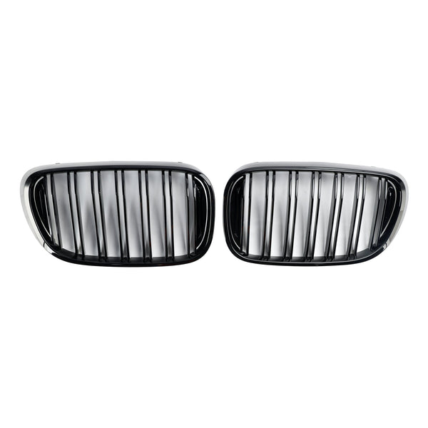 2015.07-2019.01 BMW 7 Serie G11 Lange wielbasis Pre-Facelift Zwart 2 Latten Niergrille vooraan Generiek