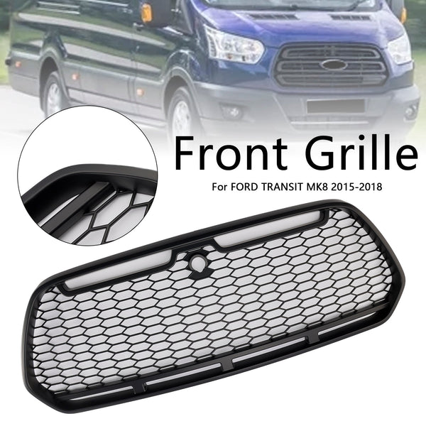 2015-2018 Ford Transit Mk8 Raptor Matt Black Front Bumper Grill Ford Transit Generic