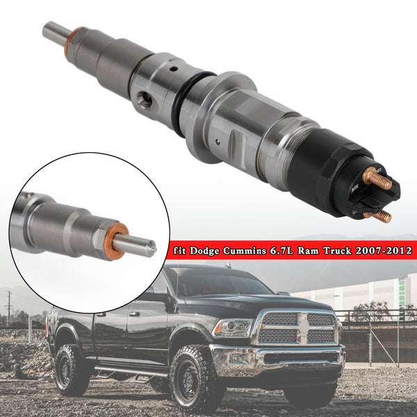 2007-2012 Dodge Cummins 6.7L Ram Truck/Pick-up Truck 1PCS Common Rail Diesel Fuel Injector 0445120050 0445120193 Generic