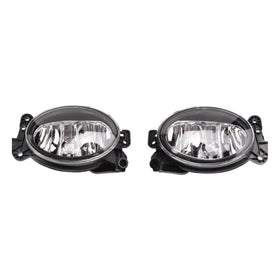 2006-2009 Mercedes CLK-Class Pair Front Fog Light Lamps With Bulbs A1698201556 A1698201656 Generic